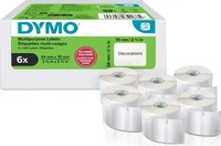 Dymo 2234188, Dymo Klebstoff - wei&szlig; - 54 x 70 mm 500 Etikett(en) (6 Rolle(n)