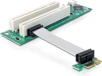 Delock 41341, Delock Riser card PCI Express x1 > 2x PCI 32Bit