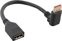 InLine 17159U, InLine DisplayPort 1.4 Adapterkabel ST/BU - 8K4K - nach unten