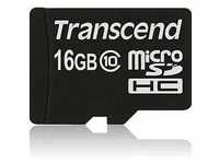 Transcend TS16GUSDC10, Transcend - Flash-Speicherkarte - 16 GB - Class 10 - microSDHC