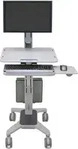 Ergotron 24-198-055, Ergotron WorkFit-C Single LD Sit-Stand Workstation - Wagen -