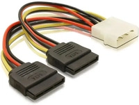 Delock 60102, Delock Stromkabel - SATA-Stromstecker (M)