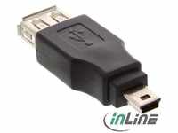 InLine 33500B, InLine - USB-Adapter - USB (W) zu Mini-USB, Typ B (M) - USB 2.0