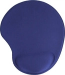 InLine 55453B, InLine Maus-Pad - mit Gel Handballenauflage - 230x205x20mm - blau