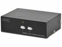Digitus DS-44100-1, DIGITUS Professional DS-44100-1 - Monitor-/Audio-Switch - 2 x