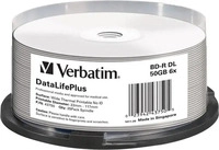 Verbatim 43750, Verbatim DataLifePlus - 25 x BD-R - 50 GB 6x