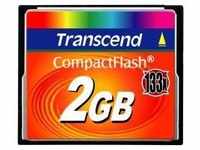 Transcend TS2GCF133, Transcend - Flash-Speicherkarte - 2 GB - 133x - CompactFlash