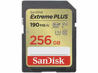 SanDisk SDSDXWV-256G-GNCIN, SanDisk Extreme PLUS 256GB SDXC 190MB/s UHS-I