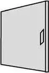 ABN Braun AT12A, ABN Braun Kleinverteilertuer AT12A BxHxT298x189x9mm 1R IP30