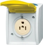 Busch-Jaeger 2CKA002124A0023, Busch-Jaeger 3015 EWN-53 Busch-Nema-Steckdose mit