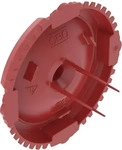 OBO 2003760, 50 St. OBO Signaldeckel ZU 60-SD f.UP-Dose signalrot RAL3001,