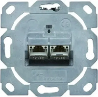 Teleg&auml;rtner 100022982, Teleg&auml;rtner Modulaufnahme AMJ-SL 2-fach UP/0 fle inkl. 2