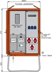 Walther WAV0100R1, Walther Anschlussverteiler WAV0100R1 22kVA