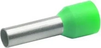 Klauke 17512, 100 St. Klauke 17512 Aderendhuelse n. DIN 6qmm 12mm gruen VZ isoliert,