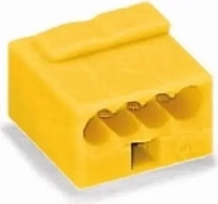 Wago 243-504, 100 St. Wago 243-504 Verbindungsdosenklemme 4polig Micro 0,6-0,8qmm