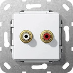 Gira 563103, Gira 563103 C-Audio Kpl. Einsatz Reinwei&szlig;