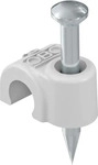 OBO 2227827, 100 St. OBO 2010 45 LGR ISO-Nagel-Clip 10mm L45 PP lichtgrau RAL 7035,