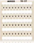 Wago 793-577, 5 St. Wago WMB-Bezeichnungskarte 793-577 Aufdruck W N 100X,...