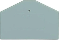 Wago 281-312, 25 St. Wago Abschlussplatte u. Zwischenplatte 281-312 grau, Grundpreis: