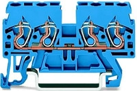 Wago 870-834, Wago 4 Leiter Durchgangsklemme 870-834 blau