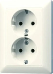Jung AS5020U, Jung AS 5020 U SCHUKO-Steckdose 2fach 16 A 250 V ~ f&uuml;r 60er