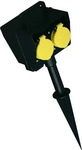 Bachmann 394.180, Bachmann Gartensteckdose 394.180 mit Erdspiess