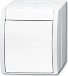 Busch-Jaeger 2CKA001484A0380, Busch-Jaeger 2621 W-54 Wipptaster Schlie&szlig;er alpinwei&szlig;