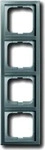 Busch-Jaeger 2CKA001754A4320, Busch-Jaeger 1724-866K Abdeckrahmen 4-fach Rahmen