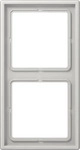 Jung LS982LG, Jung LS 982 LG Rahmen 2fach f&uuml;r waagerechte und senkrechte Kombination