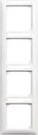 Busch-Jaeger 2CKA001754A4554, Busch-Jaeger 1724 NS-914 Abdeckrahmen 4-fach Rahmen