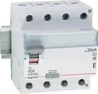 Legrand 411765, Legrand 411765 TX3 FI-Schutzschalter 40A 4P 30mA Typ A