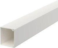 OBO 6191096, 2m OBO WDK30030RW Wand- und Deckenkanal mit Bodenlochung 30x30x2000 PVC