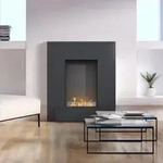 Noble Flame CORVO 950 FS [moderner Ethanolkamin]: Schwarz