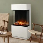 Noble Flame CAMPO [Elektro Standkamin Optiflame]: Wei&szlig;
