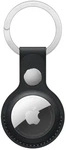 Apple MMF93ZM/A, Apple Original AirTag Leder Schl&uuml;sselanh&auml;nger Midnight -...