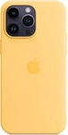 Apple MPU03ZM/A, Apple Original Silikonh&uuml;lle mit MagSafe iPhone 14 Pro Max Sunglow -
