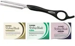 Feather Set 4 You Rasiermesser Razor + 3 x 10 Klingen (Rapid Cut, Regular, TH)