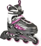 HUDORA Kinderinliner Mia, Gr. 29-40, schwarz/lila (28132)