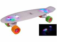 Hudora 12134, HUDORA Skateboard Retro Rainglow 22 " "