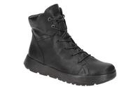 Think 638 Comoda Damen Winterstiefelette Schwarz - schwarz, Echtleder, Warmfu...