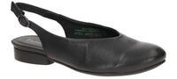 Think 731 Schwarz Echtleder Sling Pumps mit Blockabsatz 1,5cm