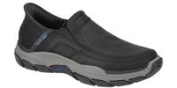 Skechers RESPECTED 204810 BLK schwarz - Slipper f?r Herren