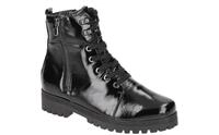 Waldl?ufer 338813 Damen Stiefeletten Schwarz Glitzer TR Sohle bequem