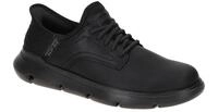 Skechers GARZA 205046 BBK schwarz - Slipper f?r Herren