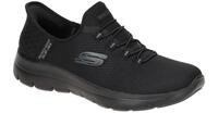 Skechers 150123 BBK Damen Sneaker Schwarz Air Cooled Memory Foam Vegan Mesh