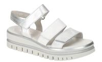 Gabor 64.620.69 silber - Riemchen Sandale f?r Damen
