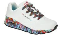 Skechers UNO 177918 WMLT wei? - sportliche Halbschuhe f?r Damen