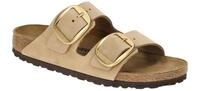Birkenstock 1024064 ARIZONA BIG BUCKLE Damen Pantoletten Sandcastle Echtleder