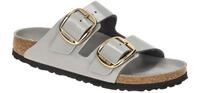 Birkenstock 1029391 ARIZONA BIG BUCKLE Damen Pantoletten Grau high-shine ston...
