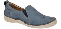 Josef Seibel Damen Slipper FERGEY 49 blau shark bequeme Halbschuhe Echtleder ...